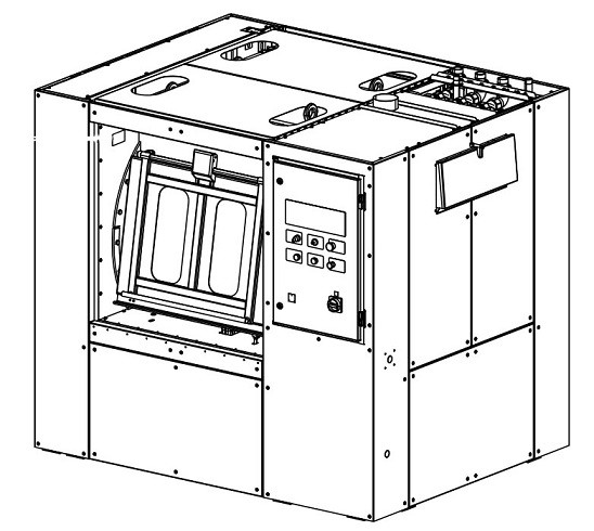 Барьерная стирально-отжимная машина UB-1800